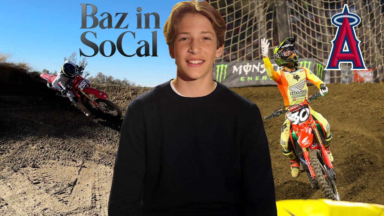 Riding & Watching my First AMA Supercross - Baz in SoCal