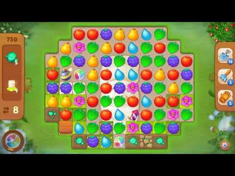 Gardenscapes Level 750 With No Boosters