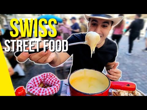 SWISS STREET FOOD Tour in Zurich-CHEESE FONDUE and Brezel in Zurich , Switzerland