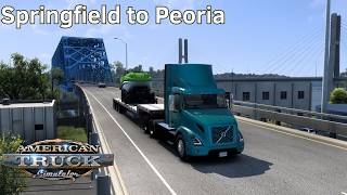 Springfield to Peoria - Volvo VNR Electric - American Truck Simulator