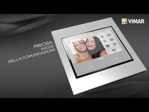 Video Placa ornament 2 module centrale Vimar(Eikon) Reflex graphite 