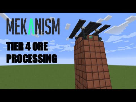 Mekanism Tier 4 Ore Processing Tutorial