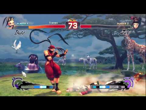 Super Street Fighter IV 'Ibuki vs Juri Gameplay' TRUE-HD QUALITY