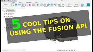 5 Tips on using the Fusion 360 API. Using Python to create automation scripts.