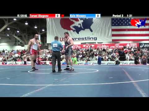 Tervel Dlagnev vs. Kyle Massey at 2013 Las Vegas/ASICS U.S. Open