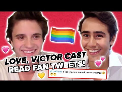 "Love, Victor" Cast Reacts To Fan Tweets