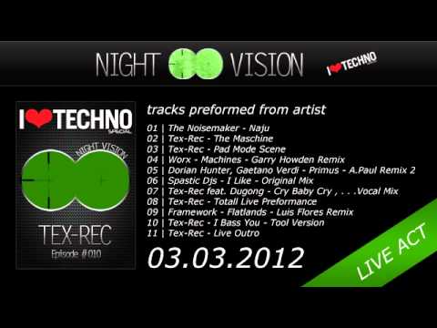 Tex-Rec at Night Vision 03.03.2012 [ Live Act ]