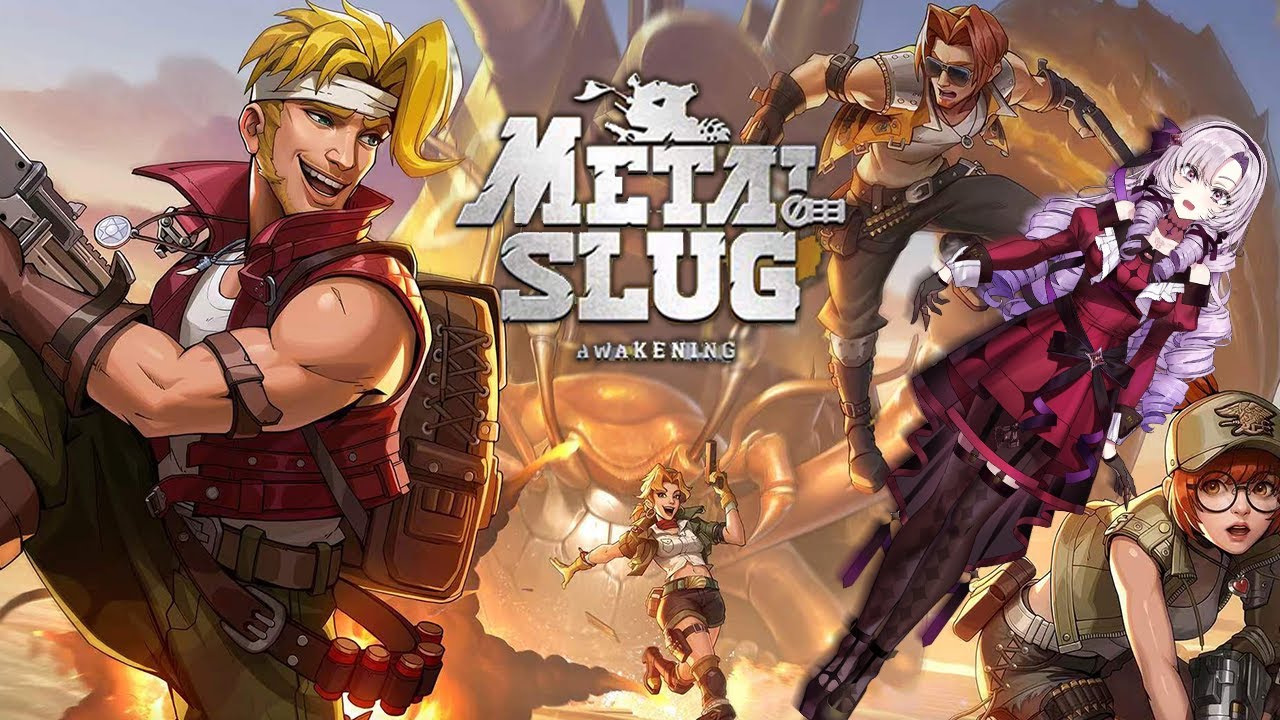 【Metal Slug:Awakening】メタスラ初プレイ♡爽快スクロール⁉️【壱百満天原サロメ / Hyakumantenbara Salome】