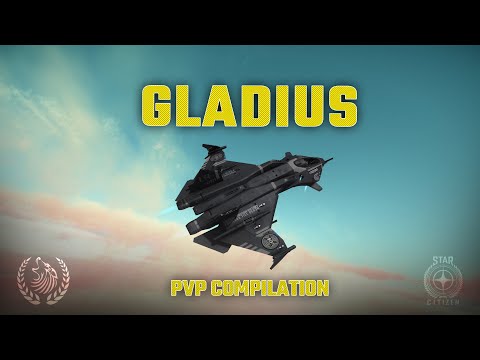 Gladius PVP Dogfight Compilation - Star Citizen 3.14 [Head Tracking + Dual Stick + Pedals]