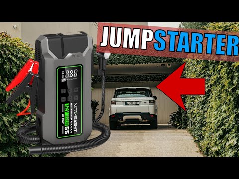 Car won't start? This 6000A jump starter will save the day! Test + compressor + power bank