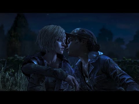 The Walking Dead The Final Season Episode 2 - Clementine Kisses Violet Scene