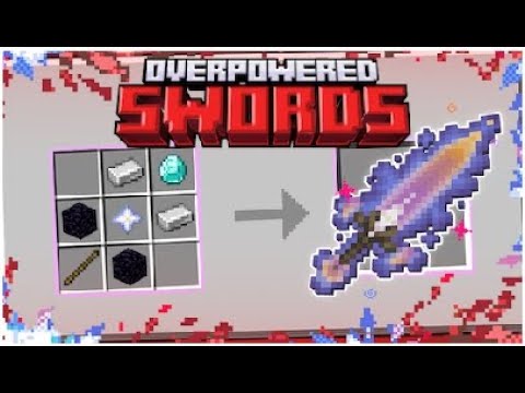 BVB Ninja - Minecraft "Overpowered Swords" Map Walkthrough | Testing some weapons