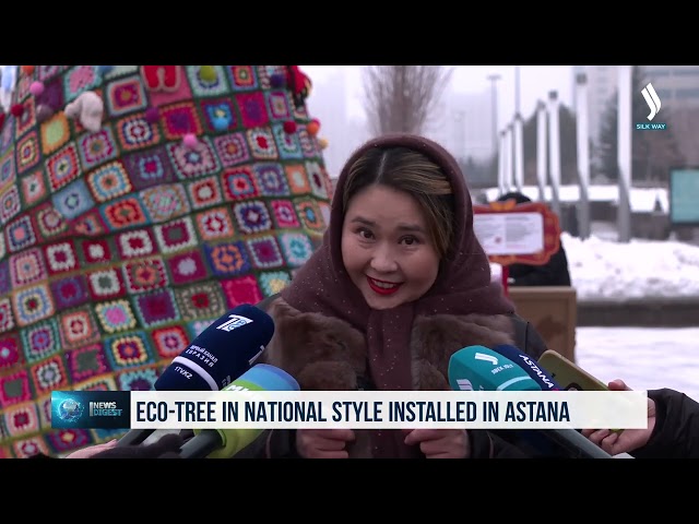 Eco-tree in national style installed in Astana