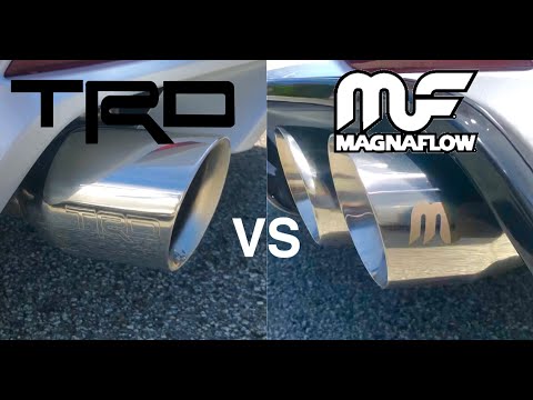 CAMRY TRD EXHAUST VS MAGNAFLOW 19494 EXHAUST!! | 2018 - 2023 |