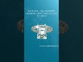 Natural Aquamarine Diamond Ring Size 6.5 14k W Gold 3.29 TCW Certified 💍