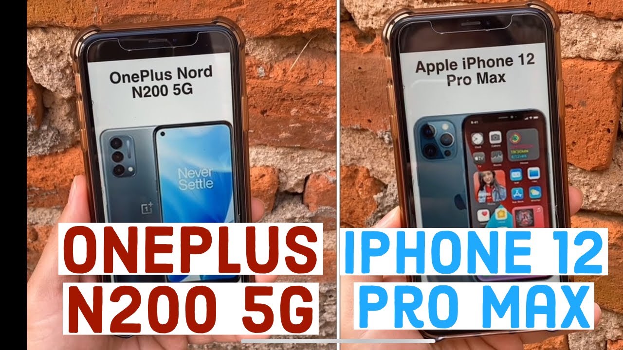 OnePlus Nord N200 5G vs iPhone 12 Pro Max (2021 review and comparison)
