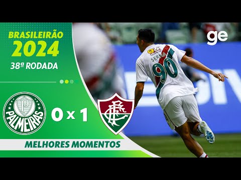 Gols e lances de Palmeiras x Fluminense