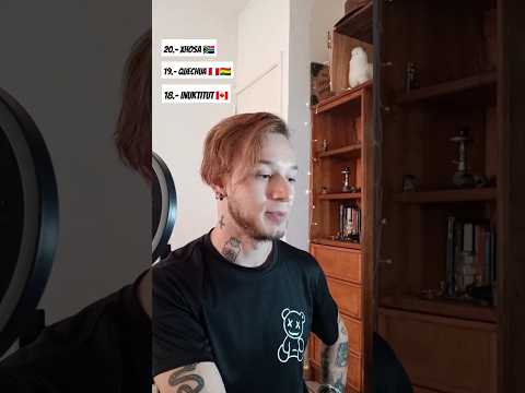 The MOST DIFFICULT languages ​​in the world 🌍