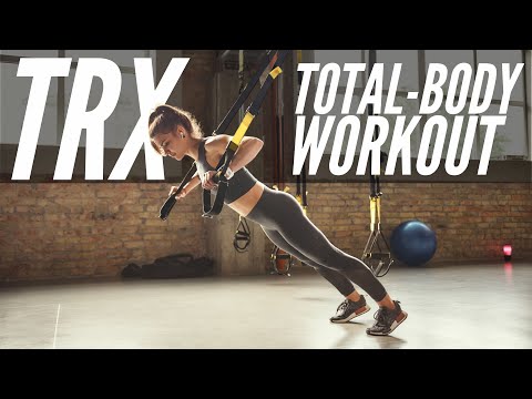 30 Minute TRX Total Body Workout | at home suspension training (Strength & Cardio) thumnail
