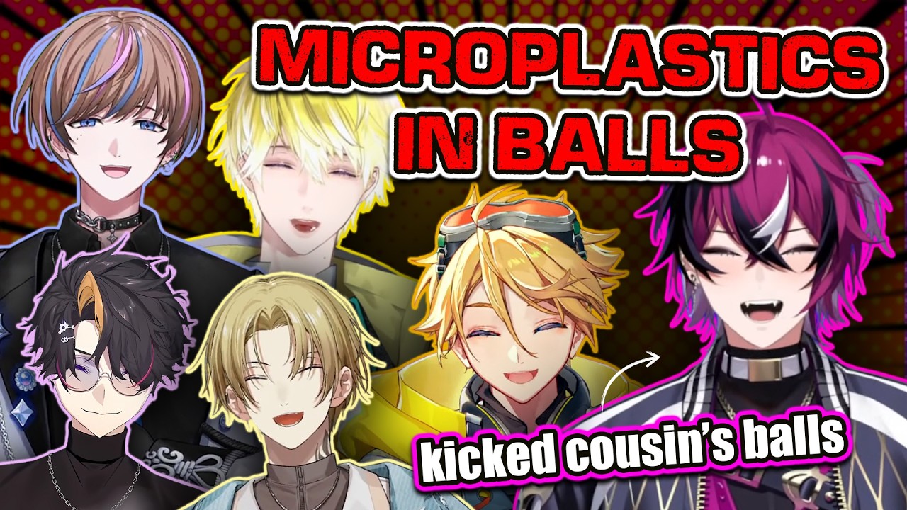Nijiboys reaction to microplastics in the balls 【NIJISANJI EN CLIP】