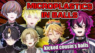 Nijiboys reaction to microplastics in the balls 【NIJISANJI EN CLIP】