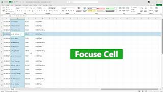 Download the video "New Excel Feature: Focus Cell – Track Data Easily!"