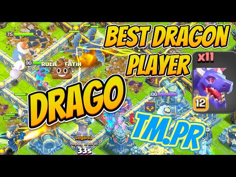 DRAGO #1 Dragon player in Clash of Clans | Legend Rank | Replays