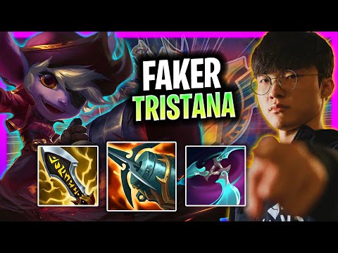 FAKER IS A GOD WITH TRISTANA! | T1 Faker Plays Tristana Mid vs Yasuo!  Season 2024