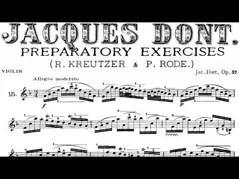 Dont Jakob - Violín Exercise no. 15 | Piano Accompanist for Beginner