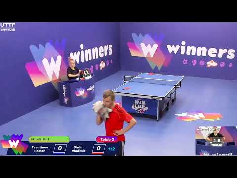 WINners CUP table 2  30.08  Tveritinov Roman - Siedin Vladimir  19:30