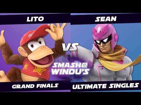 Lito (Diddy Kong) vs Sean (Captain Falcon) - Smash @ Windu's 104 - Grand Finals SSBU