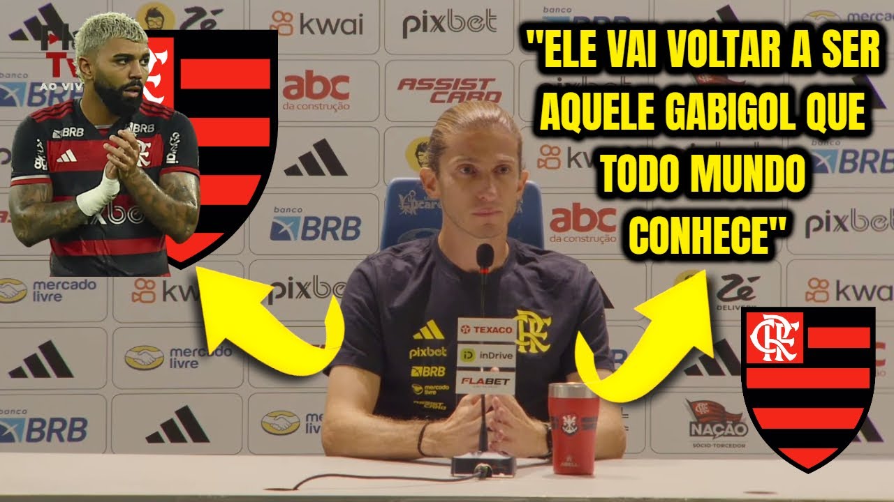 OLHA O QUE FILIPE LUIS FALOU SOBRE GABIGOL APÓS VITORIA DO FLAMENGO CONTRA O CORINTHIANS