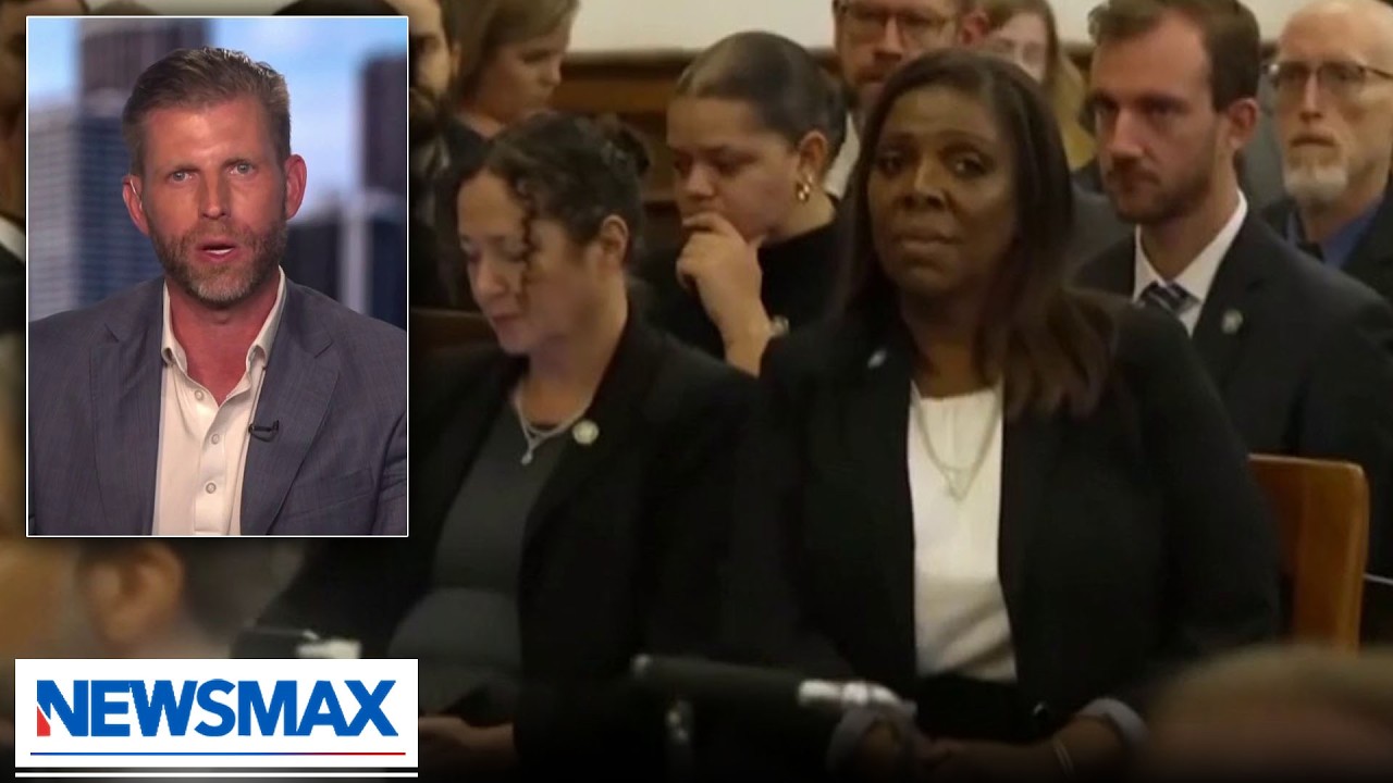 Eric Trump: Letitia James said she ordered dirt on video | Carl Higbie FRONTLINE