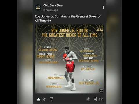 Roy Jones Jr's Greatest Boxer of All Time Reveals His Style of Fighting