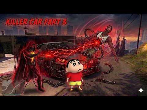 GTA | Can Shinchan and Ghost Rider save Franklin's killer car from the Soul Collector | PART 3 | CHO