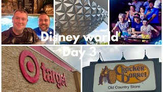 Walt Disney World Vlog | Day 3 | First time family trip to Epcot and Cracker Barrel
