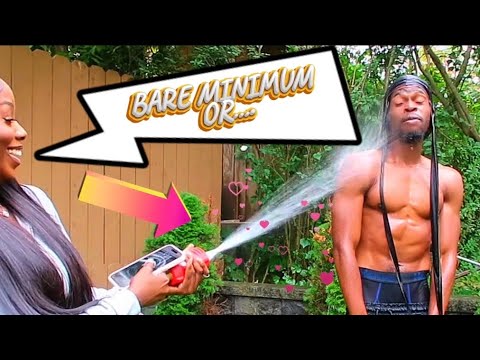 BARE MINIMUM OR PRINCESS TREATMENT⁉️...GET IT WRONG YOU DROWN 🌊 ** HILARIOUS 😂**