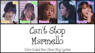 Marmello (마르멜로) - Can't Stop [Color Coded Han|Rom|Eng Lyrics]
