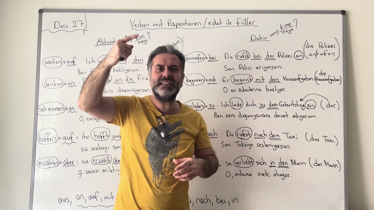 Almanca A2.1 Ders 27