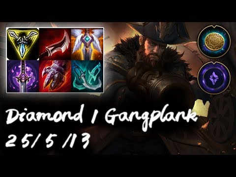 Diamond 1 Gangplank Top vs Jax | Korea High Elo Replays