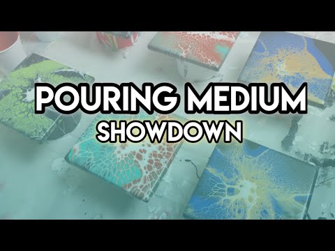 #28 Pouring Medium Showdown | Acrylic Pouring | Bloom Technique
