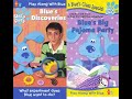 Opening To Blue S Clues Blue S Discoveries And Blue S Big Pajama Party VHS 1999