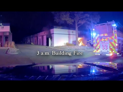 3 a.m. Working Fire - PIO Vlog