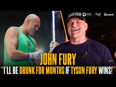 “I’ll be drunk for months if Tyson wins!” John Fury admits to slaughtering his son for Usyk bout 😮‍💨
