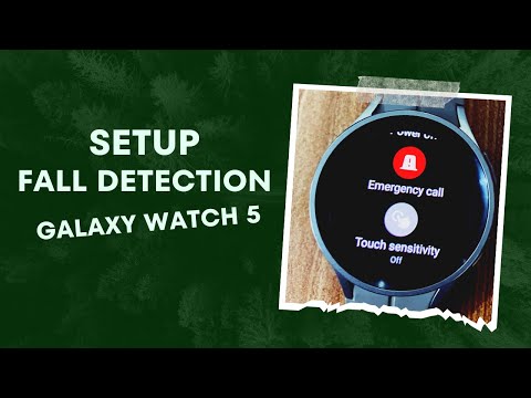 Setup Fall Detection and Emergency SOS on Galaxy Watch 5