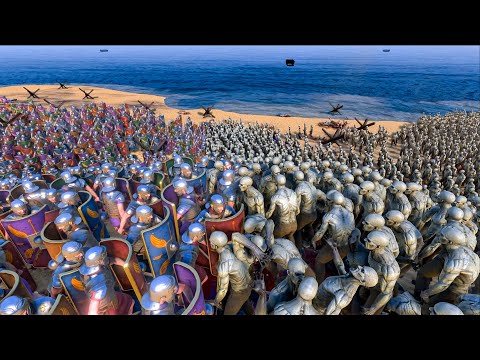 10 000 Zombies VS 10 000 Romans (Ultimate Epic Battle Simulator 2 / UEBS 2)