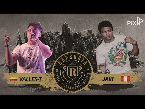 Valles-T 🇨🇴 Vs Jair 🇵🇪 | Cypher | Rapsodia Internacional 2019 🇧�