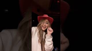 Sabrina Carpenter Instagram Live - Pushing 20 Celebration!