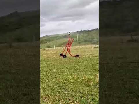 Cliente no RS não perdeu tempo: carretel chegou e já fez chover