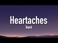 Toosii Heartaches Lyrics